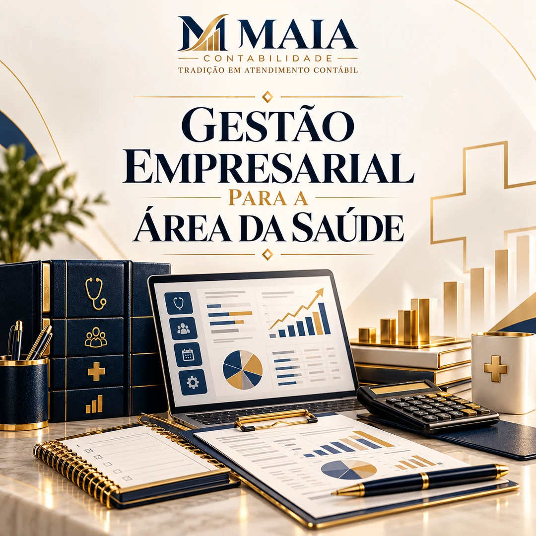 Arte do serviço Gestão Empresarial para a Área da Saúde