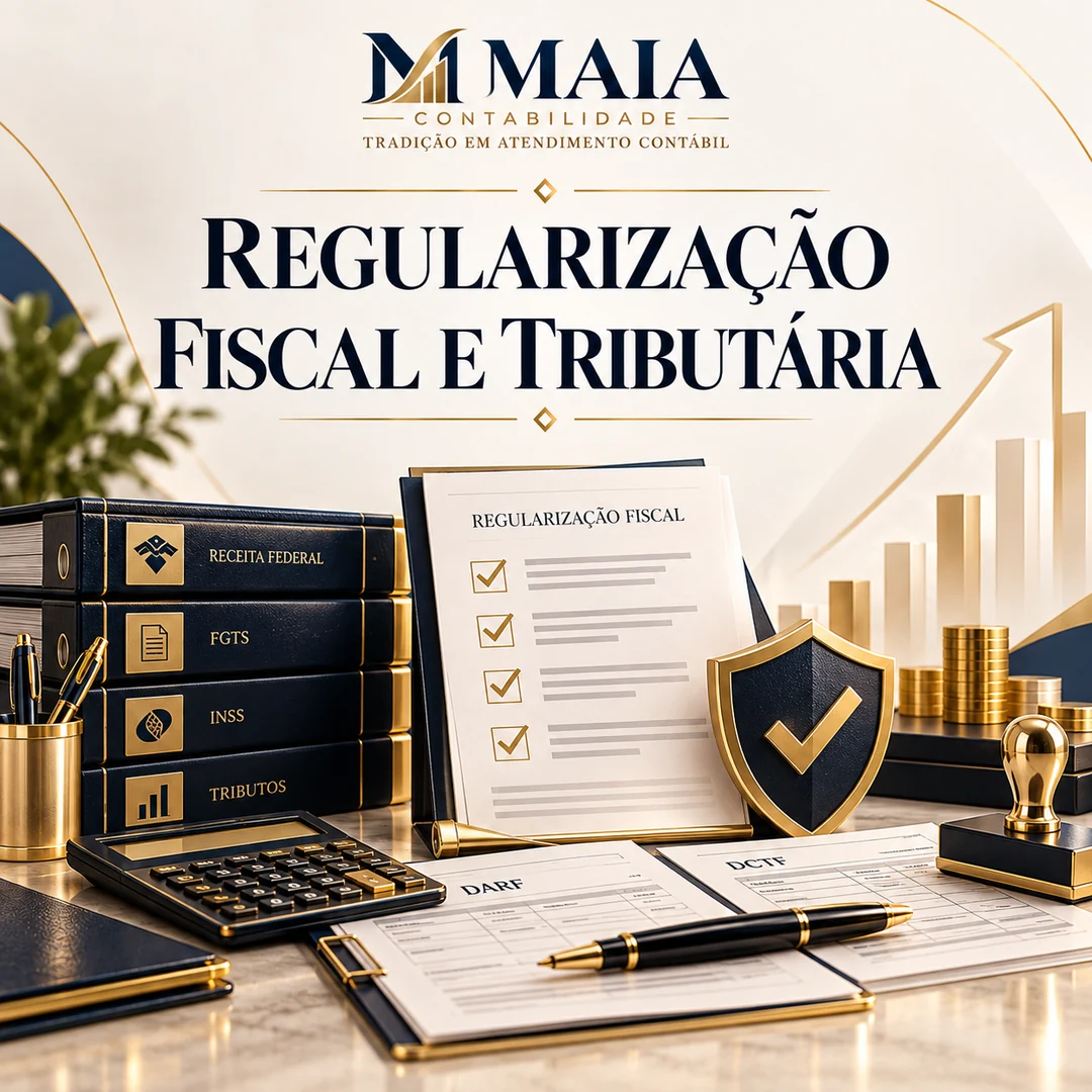 Arte do serviço Regularização Fiscal e Tributária